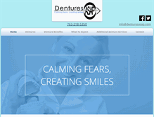 Tablet Screenshot of denturesasap.com